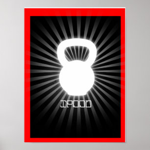 Ipood - Kettlebell Auslese-Fitness-Plakat Poster