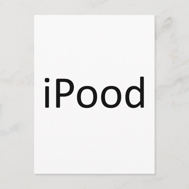iPood Postkarte (Vorderseite)