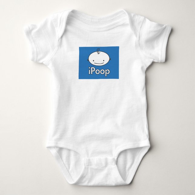 iPoop Baby Strampler (Vorderseite)