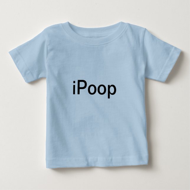 iPoop Baby T-shirt (Vorderseite)