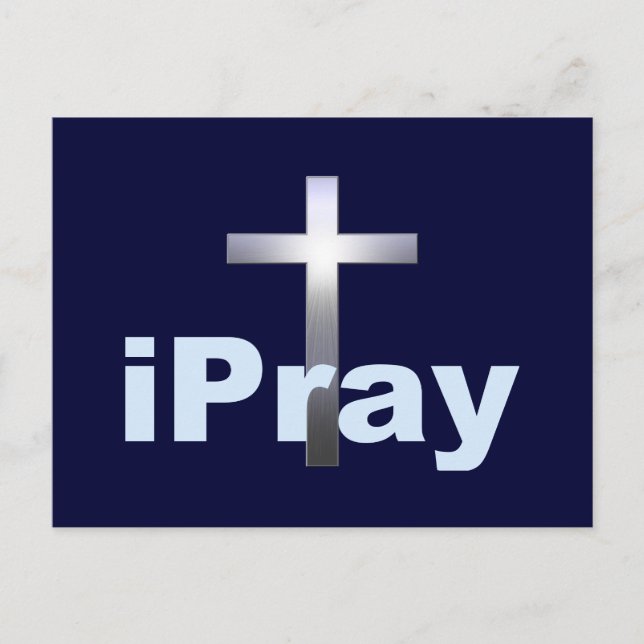 iPray Postkarte (Vorderseite)
