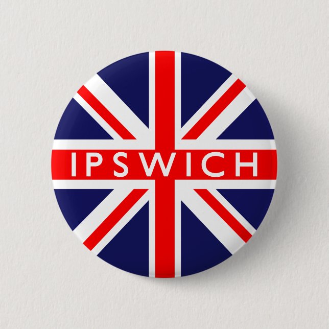 Ipswich: Britische Flagge Button (Vorderseite)