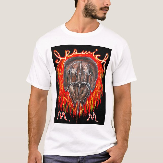 Ipswich-Hufeisen Marshmen T-Shirt (Vorderseite)