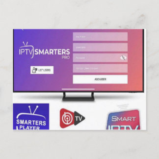 IPTV-Abonnement für 12 Monate Postkarte