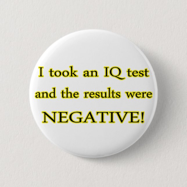 IQ-Test Button (Vorderseite)