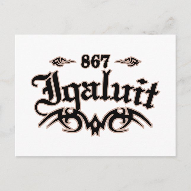 Iqaluit 867 postkarte (Vorderseite)