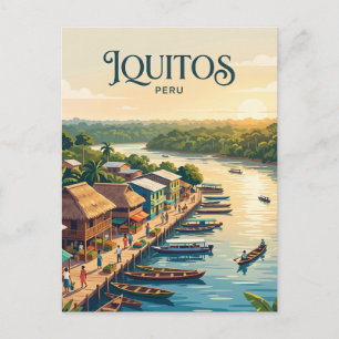 Iquitos, Peru Peru Postkarte