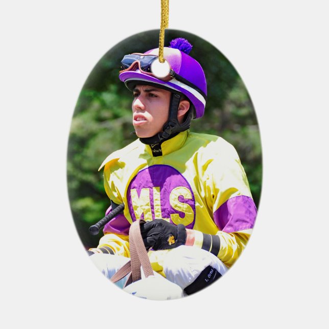 Irad Ortiz Jr. Keramik Ornament (Vorne)