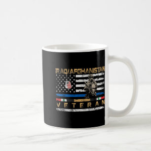 Irak Afghanistan Veteran Vintage-Flagge Patriotisc Kaffeetasse
