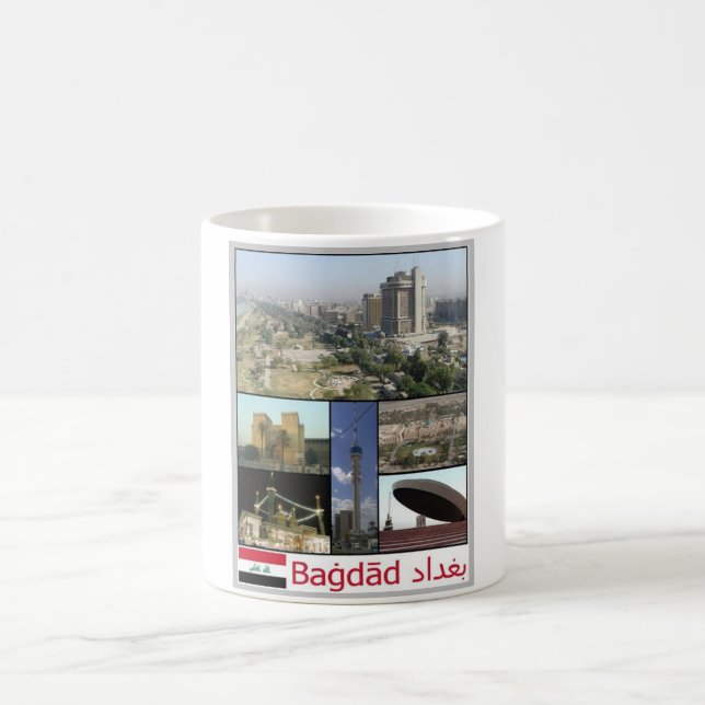 Irak - Bagdad Mosaic - Kaffeetasse (Mittel)