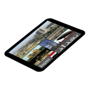 Irak - Bagdad Mosaic - Magnet