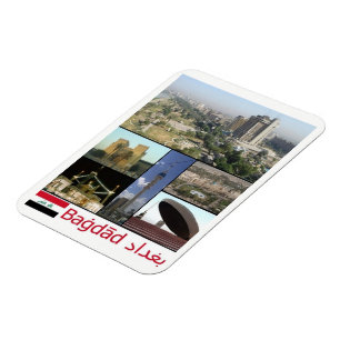 Irak - Bagdad Mosaic - Magnet