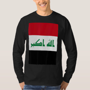 Irak: Die Vintage Nationalflagge im Irak rückgängi T-Shirt