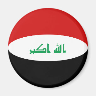 Irak Fischaugen-Flagge-Magnet Magnet