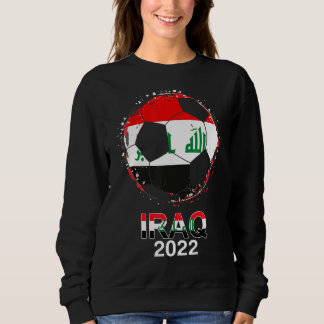 Irak Flag 2022 Unterstützer des irakischen Fußball Sweatshirt