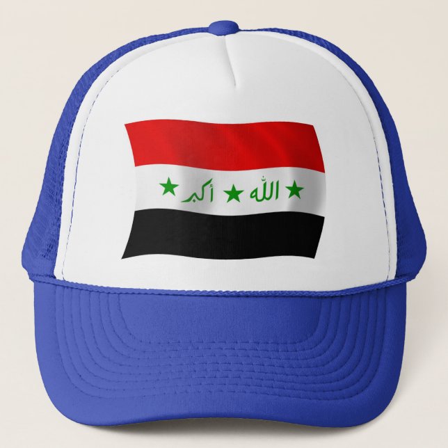 Irak-Flag Truckerkappe (Vorderseite)