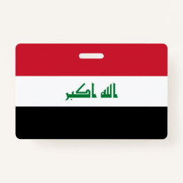 Irak-Flagge Ausweis