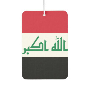 Irak-Flagge Autolufterfrischer