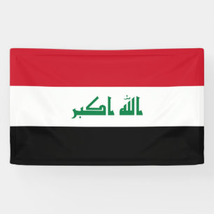 Irak-Flagge Banner