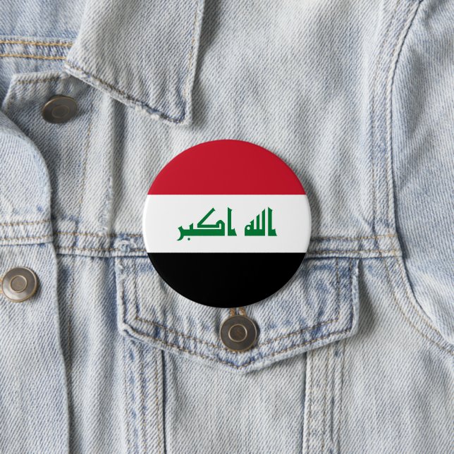 Irak-Flagge Button (Beispiel)
