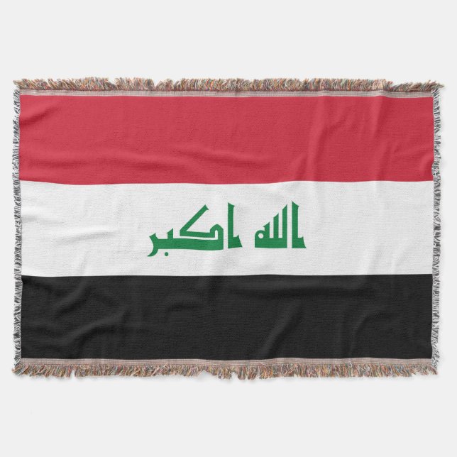 Irak-Flagge Decke (Vorderseite)