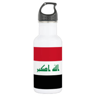 Irak-Flagge Edelstahlflasche