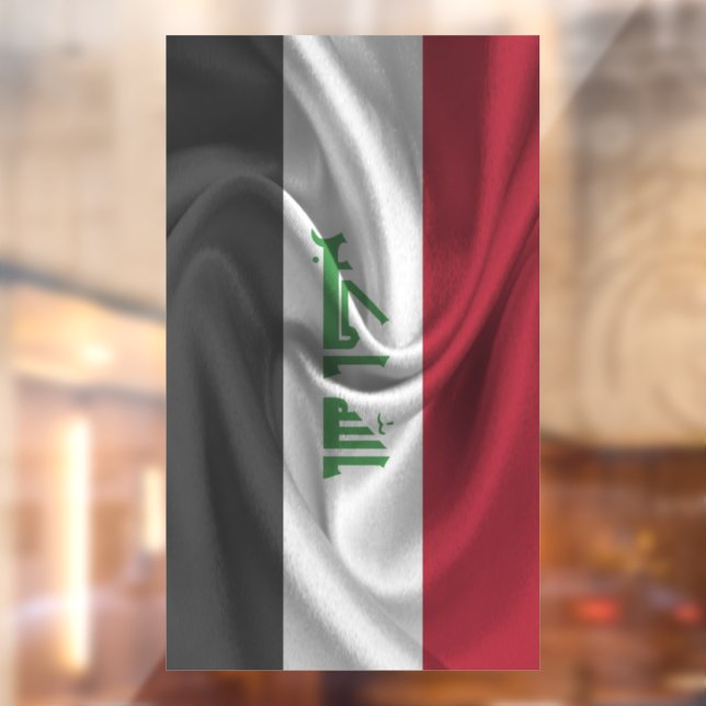 Irak-Flagge Fensteraufkleber (Blatt 2)