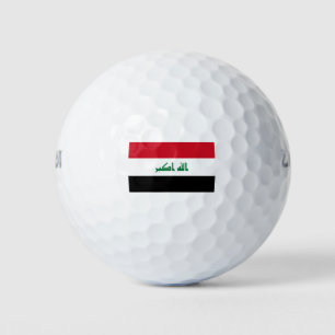 Irak-Flagge Golfball