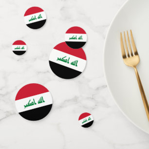 Irak-Flagge Konfetti