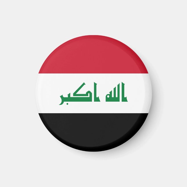 Irak-Flagge Magnet (Vorne)