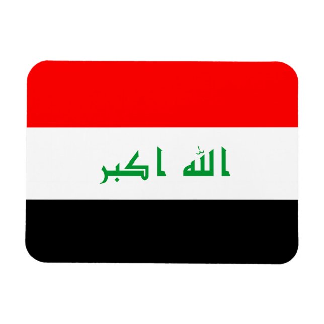 Irak-Flagge Magnet (Horizontal)