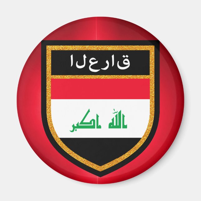 Irak-Flagge Magnet (Vorne)