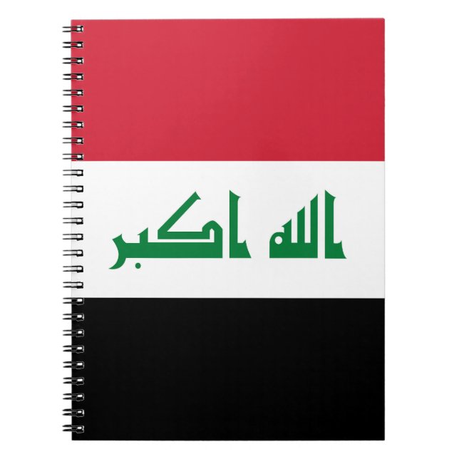 Irak-Flagge Notizblock (Vorderseite)
