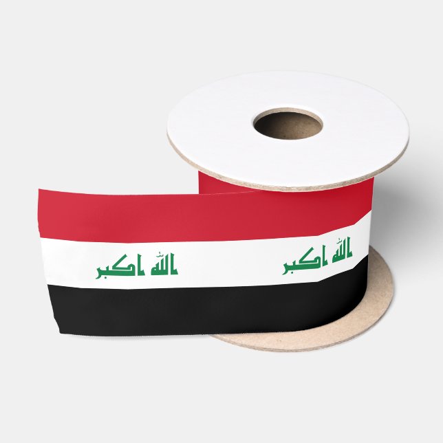 Irak-Flagge Satinband (Spule)