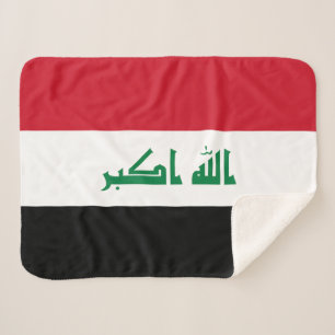 Irak-Flagge Sherpadecke