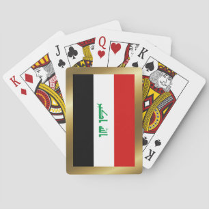 Irak-Flagge Spielkarten