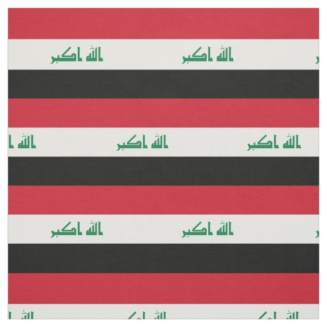 Irak-Flagge Stoff (Muster)