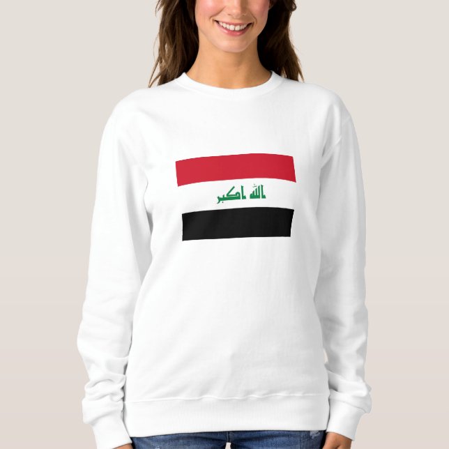 Irak-Flagge Sweatshirt (Vorderseite)