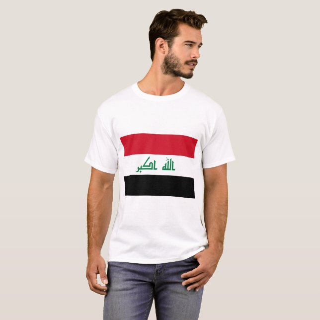 Irak-Flagge T-Shirt (Vorne ganz)