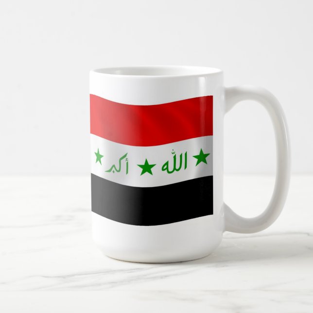 Irak Flagge Tasse (Rechts)