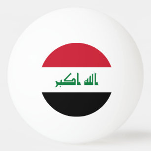 Irak-Flagge Tischtennisball