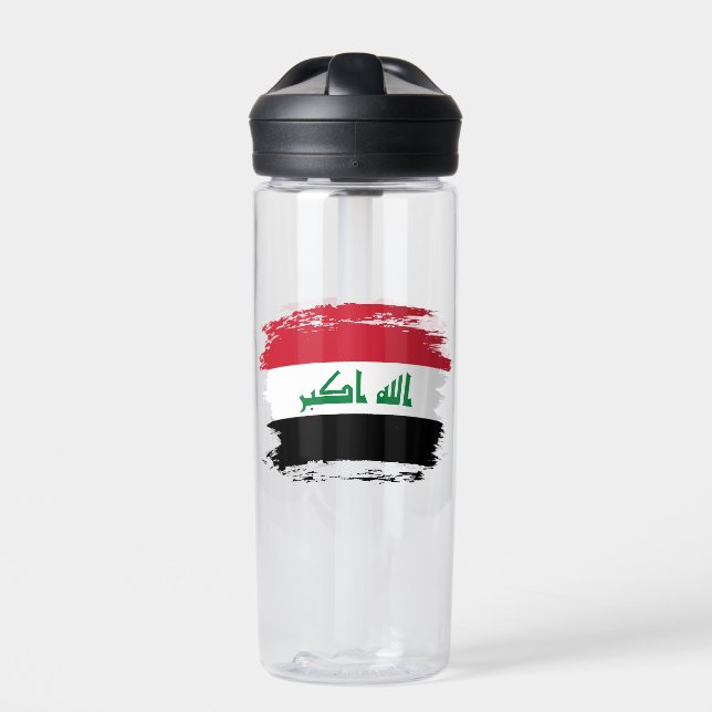 Irak-Flagge Trinkflasche (Vorderseite)