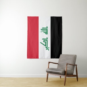 Irak-Flagge Wandteppich