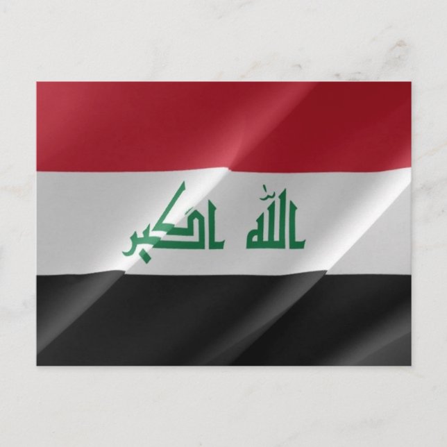 Irak - Flaggenschwellen - Postkarte (Vorderseite)