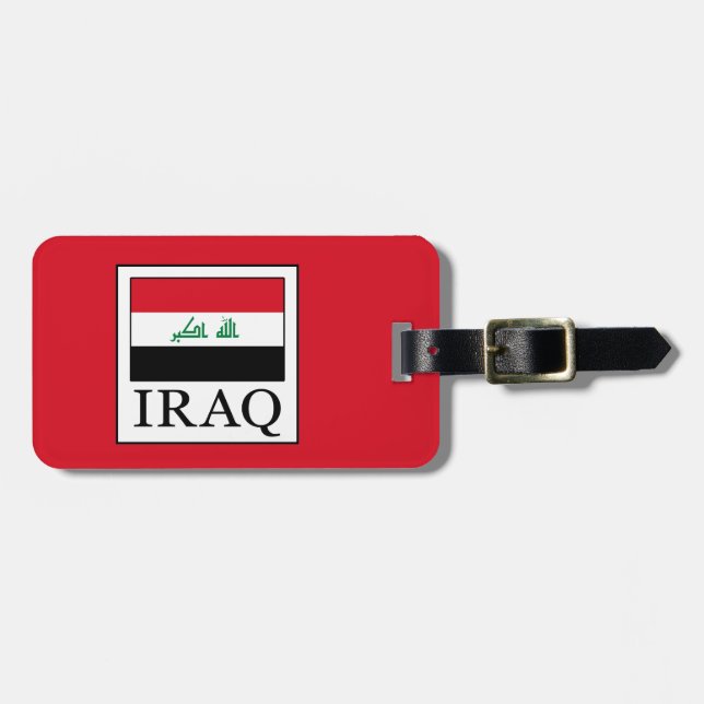 Irak Gepäckanhänger (Vorderseite horizontal)