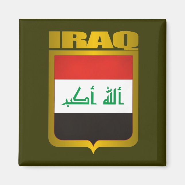 "Irak Gold" Magnet (Vorne)