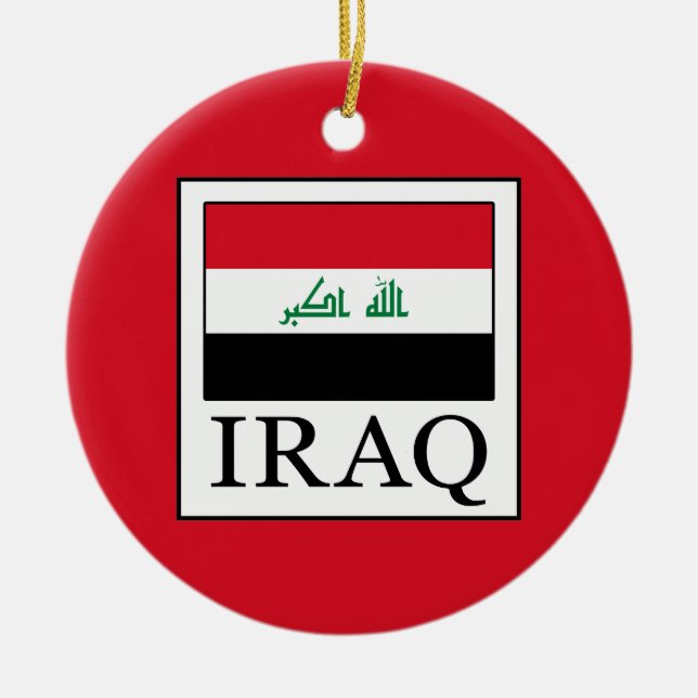 Irak Keramik Ornament (Vorne)