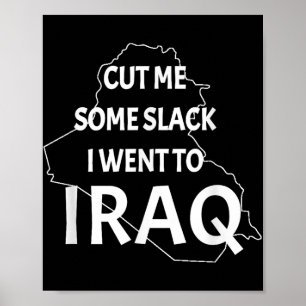 Irak Krieg Veteran Patriotic Oif Funny Vet Frauen Poster