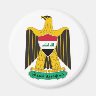 Irak Landeswappen Symbol Emblem Flagge Adler Magnet