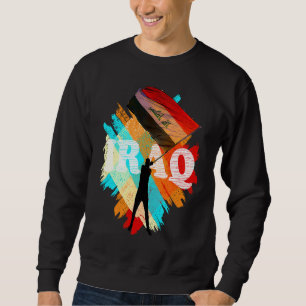 IRAK PROTEST MIT FLAGGE RETRO VINTAGE SWEATSHIRT